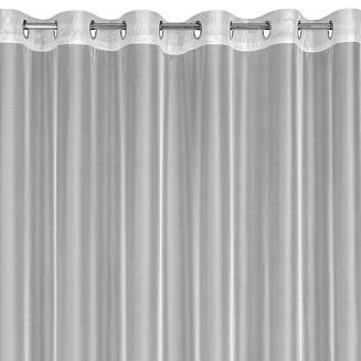 Firana gotowa na przelotkach ANABEL 140x260 Eurofirany biały