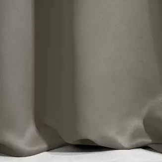 Zasłona gotowa na taśmie LOGAN 140x270 Eurofirany ciemnobeżowy