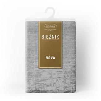 Obrus dekoracyjny ALINA 40x140 Eurofirany srebrny