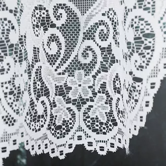 Firanka żakardowa gotowa na żabki BERENIKA 300x140 biała