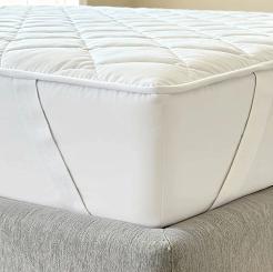 Bawełniany ochraniacz na materac 180x200 MATSAFE pikowany biały