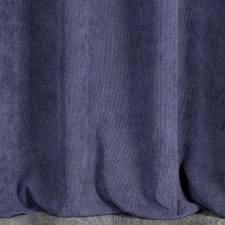 Zasłona gotowa na przelotkach JULIE 140x250 Eurofirany granatowy