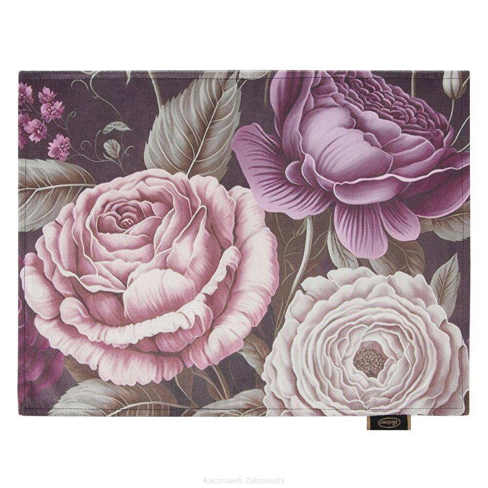 Obrus dekoracyjny VELVET 30x40 Eurofirany pudrowy