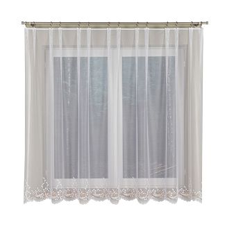 Firanka żakardowa gotowa na żabki AGNIESZKA 300x170 biała