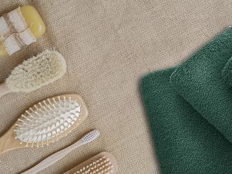 Ręcznik frotte Bari 50x100 gładki butelkowy