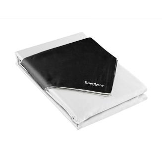 Pościel satynowa NOVA3 140x200 Eurofirany biały/czarny