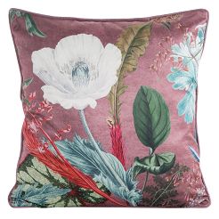 Poszewka dekoracyjna VELVET 45x45 Eurofirany ciemnoróżowy