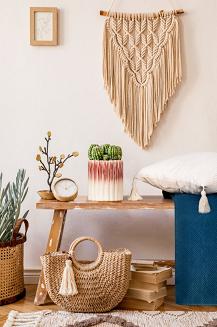 Donica dekoracyjna EVITA Eurofirany kremowy