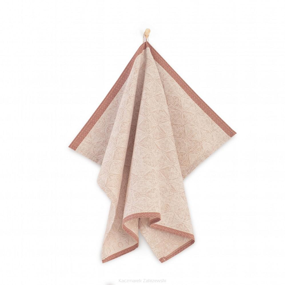 Ścierka kuchenna 50x70 Zwoltex Le Pre różowa motyw orientalny