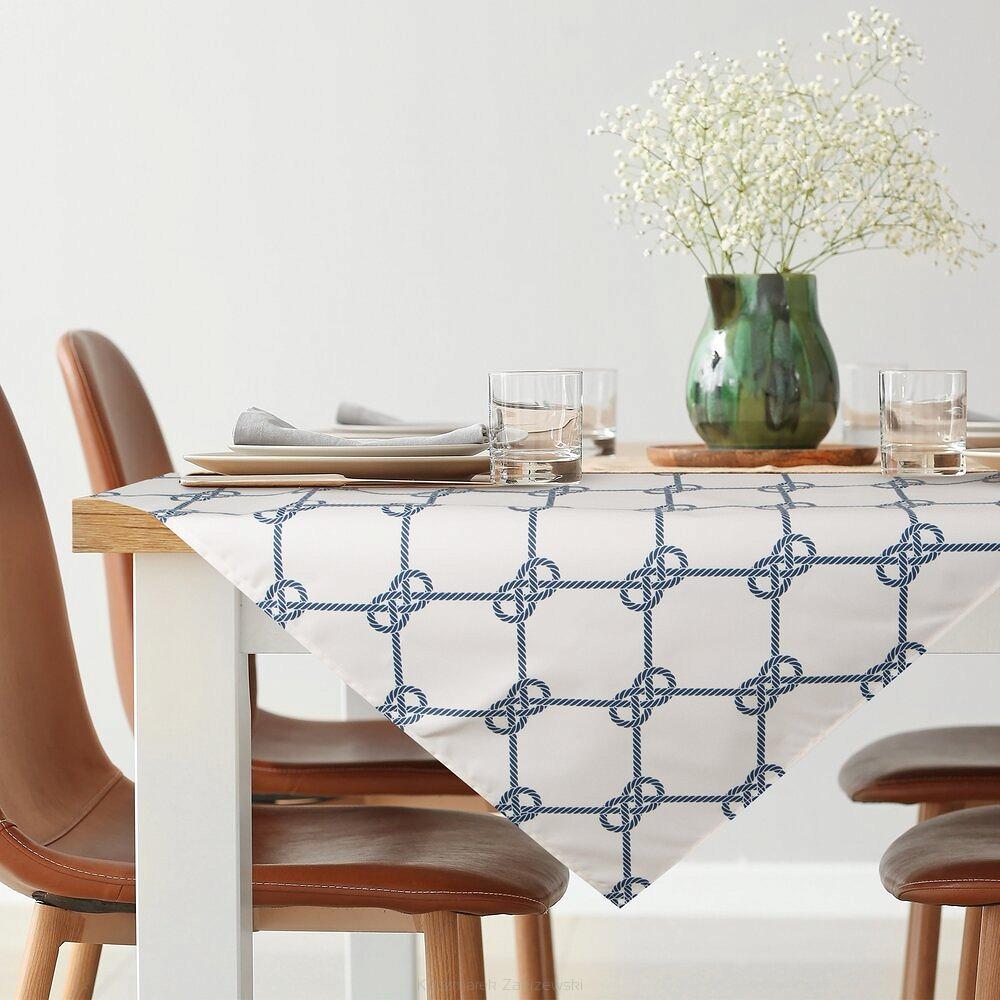 Obrus dekoracyjny GARDEN 85x85 Eurofirany biały