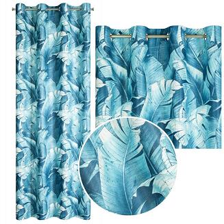 Zasłona gotowa na przelotkach LIZBONA 140x250 Eurofirany biała