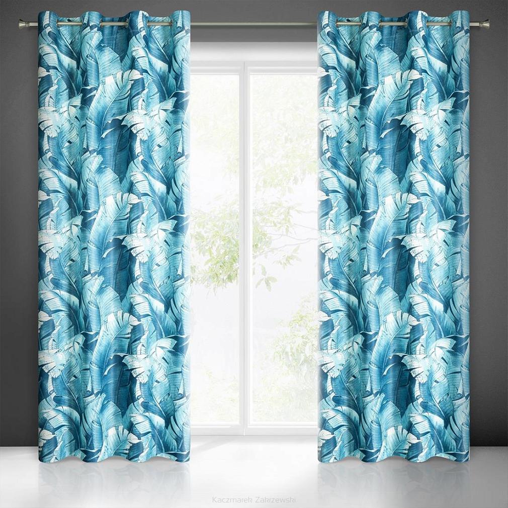 Zasłona gotowa na przelotkach LIZBONA 140x250 Eurofirany biała