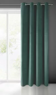 Zasłona gotowa na przelotkach PIERRE 140x250 Pierre Cardin Eurofirany turkusowy