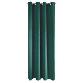 Zasłona gotowa na przelotkach PIERRE 140x250 Pierre Cardin Eurofirany turkusowy