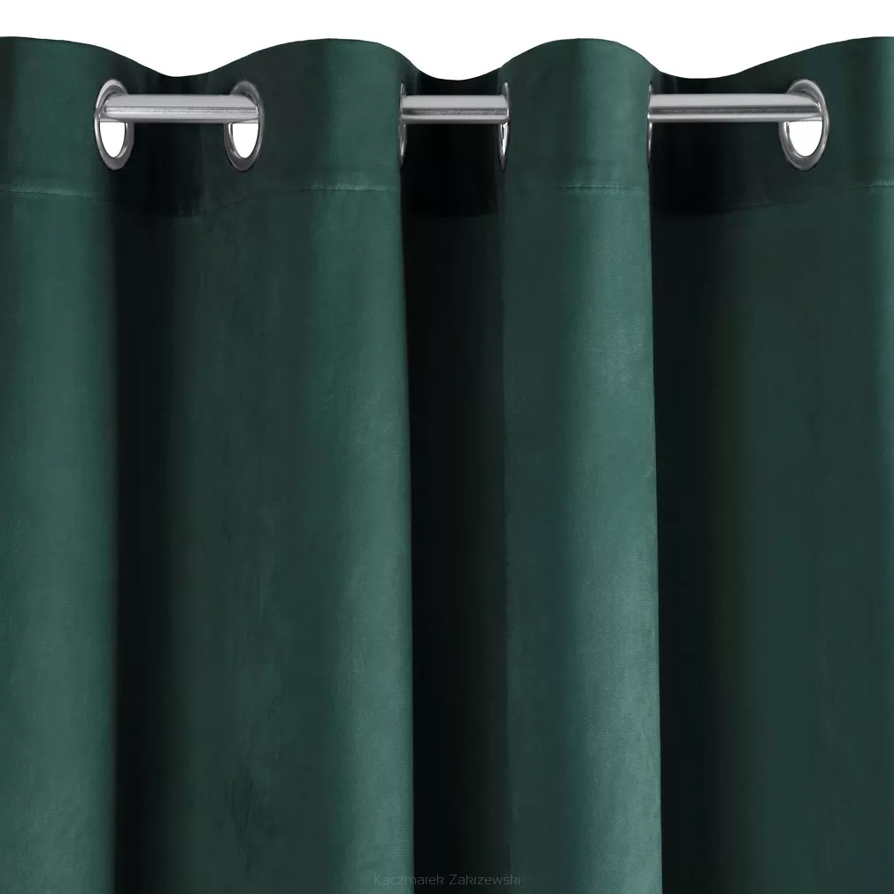 Zasłona gotowa na przelotkach PIERRE 140x250 Pierre Cardin Eurofirany turkusowy