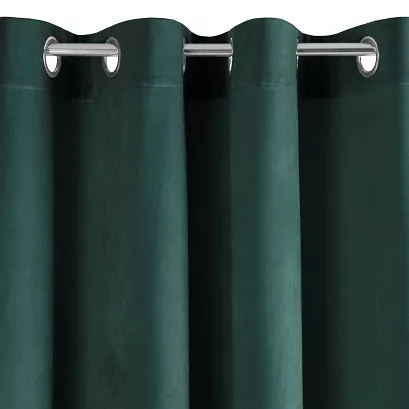 Zasłona gotowa na przelotkach PIERRE 140x250 Pierre Cardin Eurofirany ciemno turkusowa