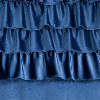 Zasłona gotowa na przelotkach ERIN 140x250 Eurofirany granatowy