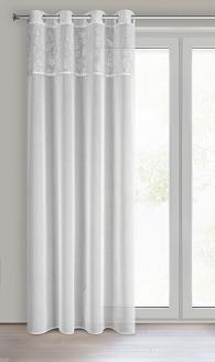 Firana gotowa na przelotkach ILANA Eurofirany biały