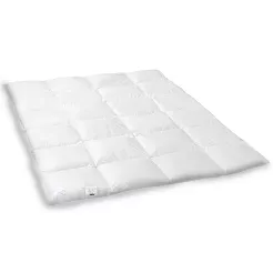 Kołdra puchowa CIEPŁA 180x200 ROYAL biała 100% puch