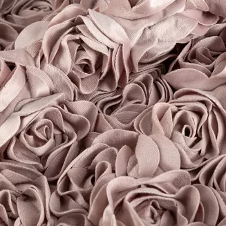 Zasłona gotowa na przelotkach ROSES 140x250 Eva Minge Eurofirany pudrowy