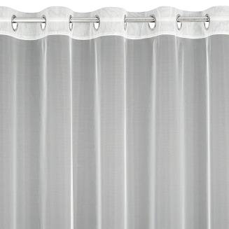 Firana gotowa na przelotkach NATALI 350x250 Eurofirany biały