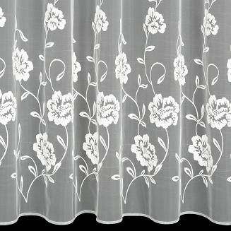 Firana gotowa na przelotkach NATALI 350x250 Eurofirany biały