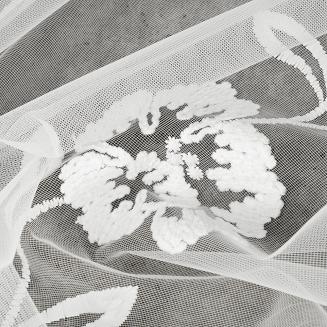 Firana gotowa na przelotkach NATALI 350x250 Eurofirany biały