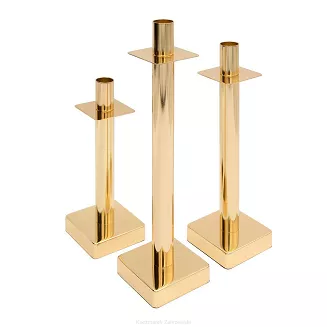 Świecznik dekoracyjny LORI 8x26 Eurofirany złoty minimalistyczny design