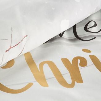 Komplet pościeli świąteczny POS 140x200 Eurofirany biały