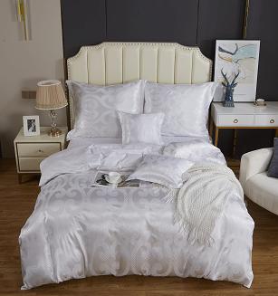 Ekskluzywna Pościel Atłasowa Z Haftem 160x200 AT003