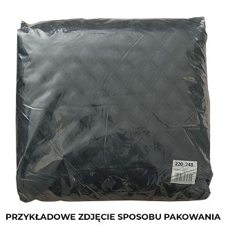 Narzuta dekoracyjna MOLLY 170x210cm pikowana strukuralna kawowa