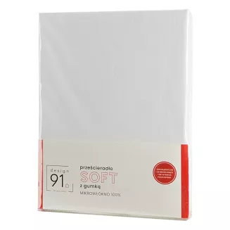 Prześcieradło SOFT Design91 biały