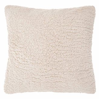 Poszewka dekoracyjna Dreamy boucle 45x45 beżowa baranek+bukla