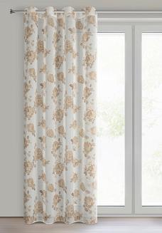 Zasłona gotowa na przelotkach MELA 140x250 Eurofirany biały