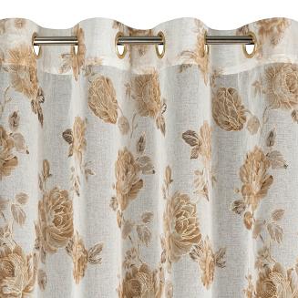 Zasłona gotowa na przelotkach MELA 140x250 Eurofirany biały