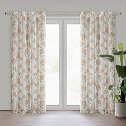 Zasłona gotowa na przelotkach MELA 140x250 Eurofirany biały