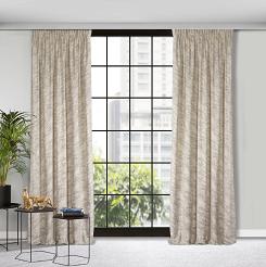 Zasłona gotowa na taśmie RIVA 140x270 Eurofirany kremowy