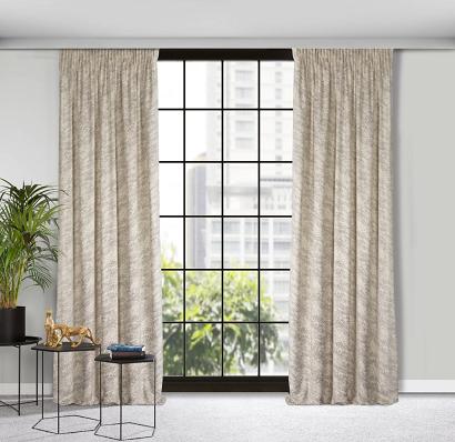 Zasłona gotowa na taśmie RIVA 140x270 Eurofirany kremowa