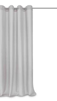 Zasłona gotowa na przelotkach VIVA 140x250 szara