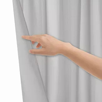 Zasłona gotowa na przelotkach VIVA 140x250 szara
