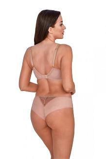 Biustonosz GAIA Soft Balconette Asteria 1131 miękki balkonetka mokka