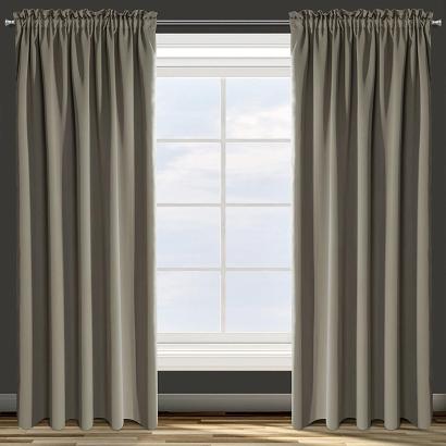 Zasłona gotowa na taśmie PARISA 135x270 Eurofirany cappuccino