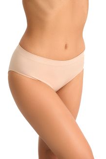Figi damskie bikini Mirela bezszwowe beżowe