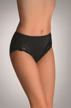 Figi damskie modelujące z koronką Venus Eldar czarne