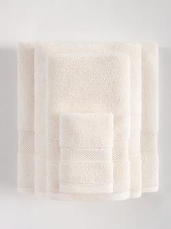 Ręcznik bawełniany Leo 100x150 kremowy