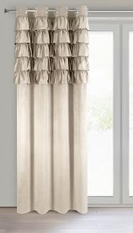 Zasłona gotowa na przelotkach AURA 140x250 Eurofirany beżowy