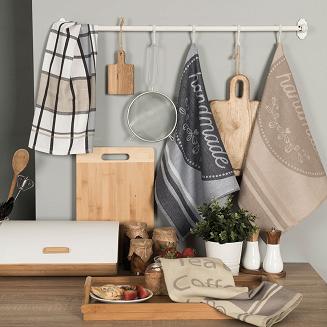 Ścierka kuchenna bawełna egipska HANDMADE 50x70 beżowa