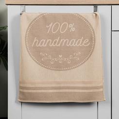 Ścierka kuchenna bawełna egipska HANDMADE 50x70 beżowa