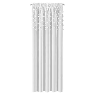 Zasłona gotowa na taśmie STELLA 140x270 Design91 biały