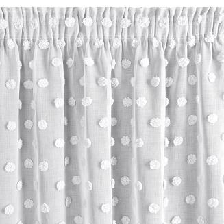 Zasłona gotowa na taśmie STELLA 140x270 Design91 biały